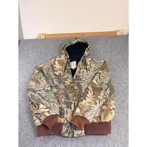 Vintage Walls Jacket Mens XL Camo Hooded Insulated